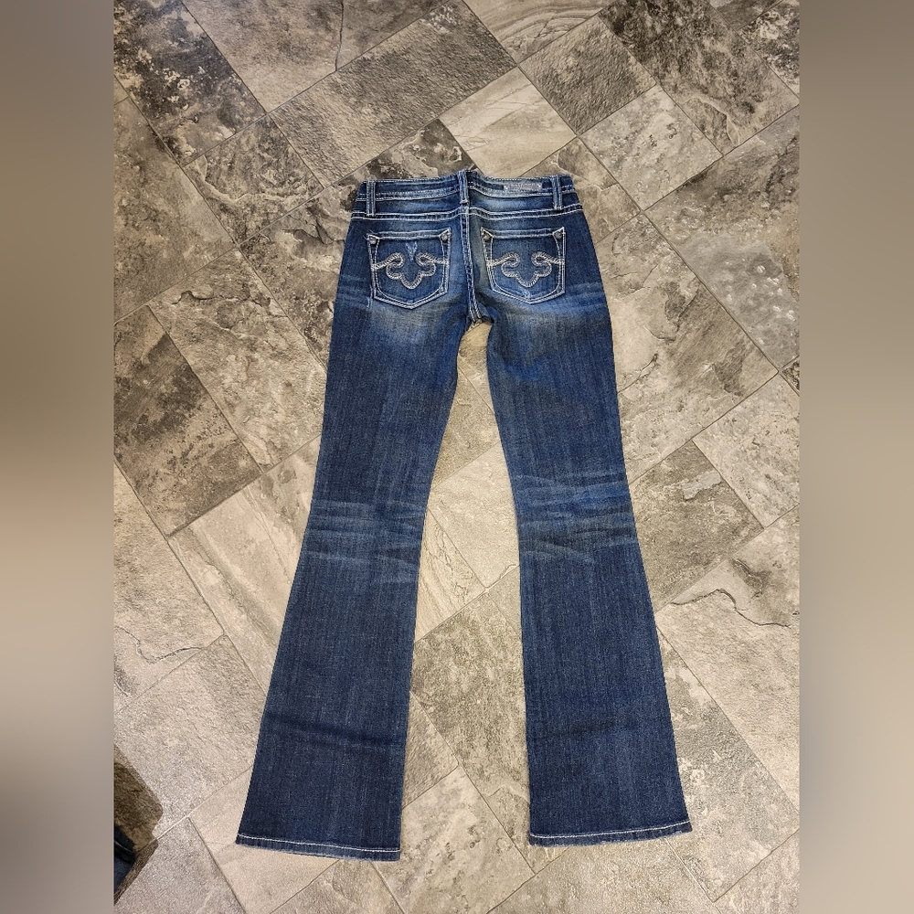 Elegant Blue Flare Jeans